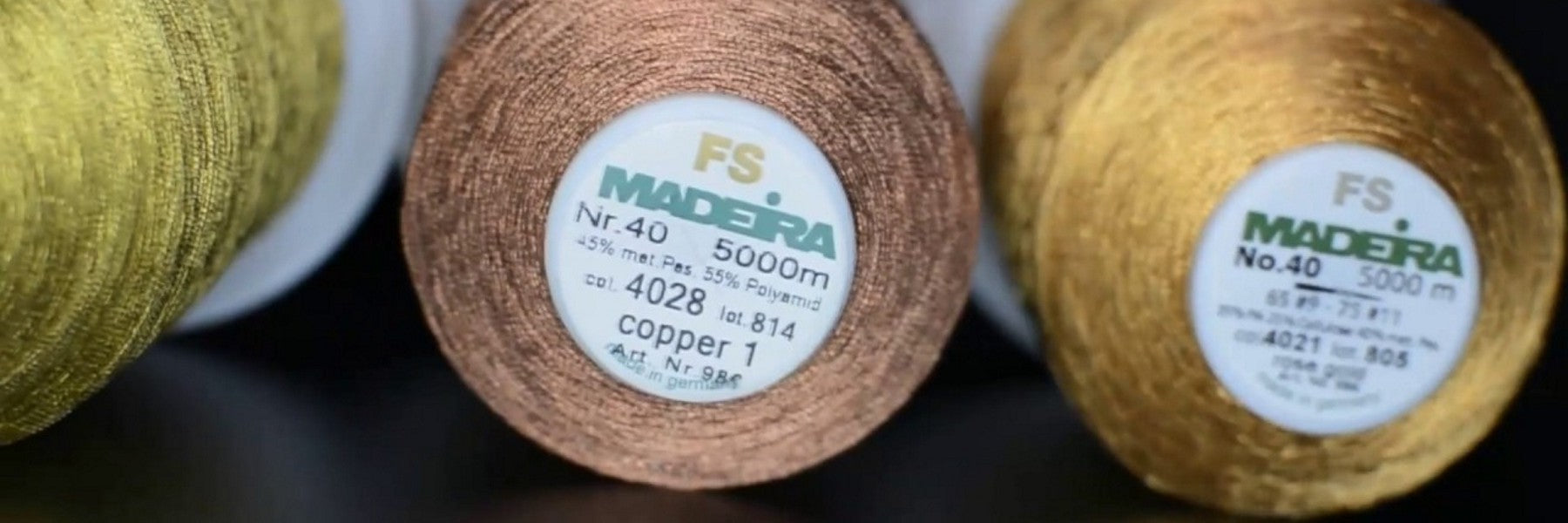 Madeira Rayon Embroidery:  200M