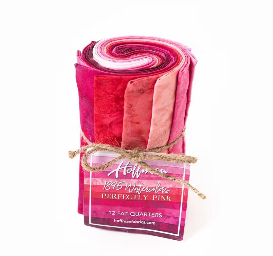 1895 Bali Batik Fat Quarter Bundle – Perfectly Pink by Hoffman Fabrics