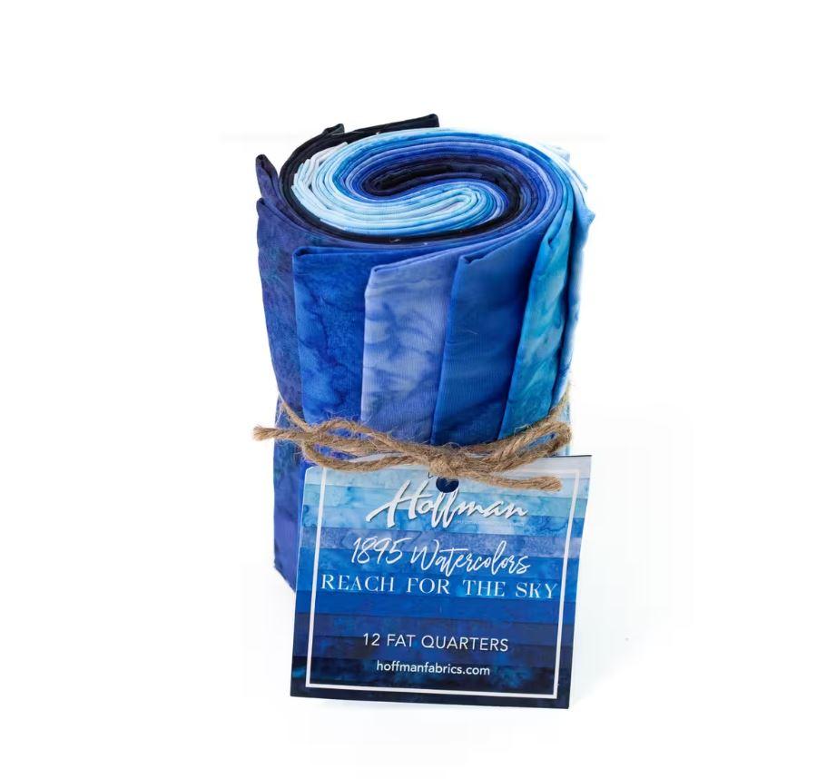 1895 Bali Batik Fat Quarter Bundle – Reach for the Sky by Hoffman Fabrics