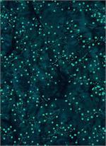 Batik Textiles - 100% Cotton -   Jewels of the Islands - Green/Teal/Blue