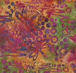 Batik Textiles - Dragonfly Spell - Multi - 5548