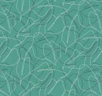 Benartex Fabrics - Zentastic Scribble - Leaf Aquamarine - 437685
