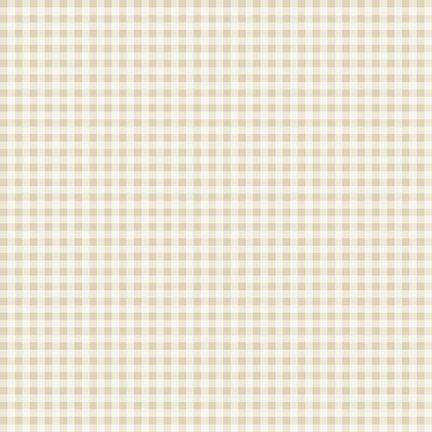 Cream - CMIL06223E - Cider Mill Harvest Gingham by Michael Zindell