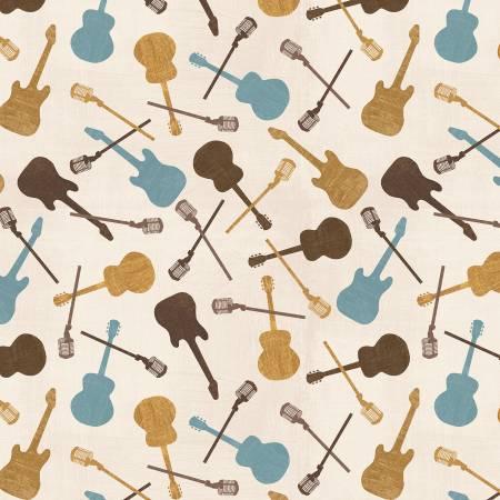 Cream Guitar &amp; Mic Toss - Rhythm &amp; Harmony by Michael Mullan