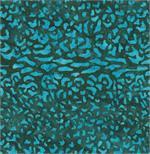 Batik Textiles - Spring Batiks, Leopard- Deep Ocean