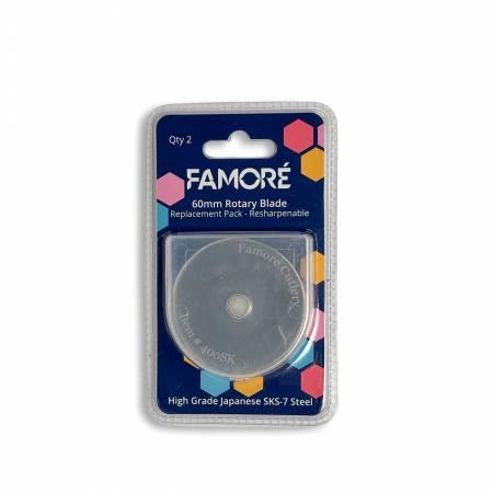 Famore' 60mm Rotary Blade - 2 Pack