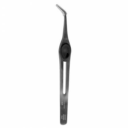 6 inch Angled Serger Fine Tip Tweezers