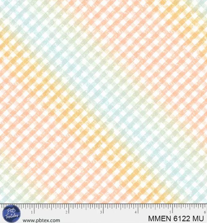 Gingham - Multi -  Mini Menagerie Collection - MMEN06122MU