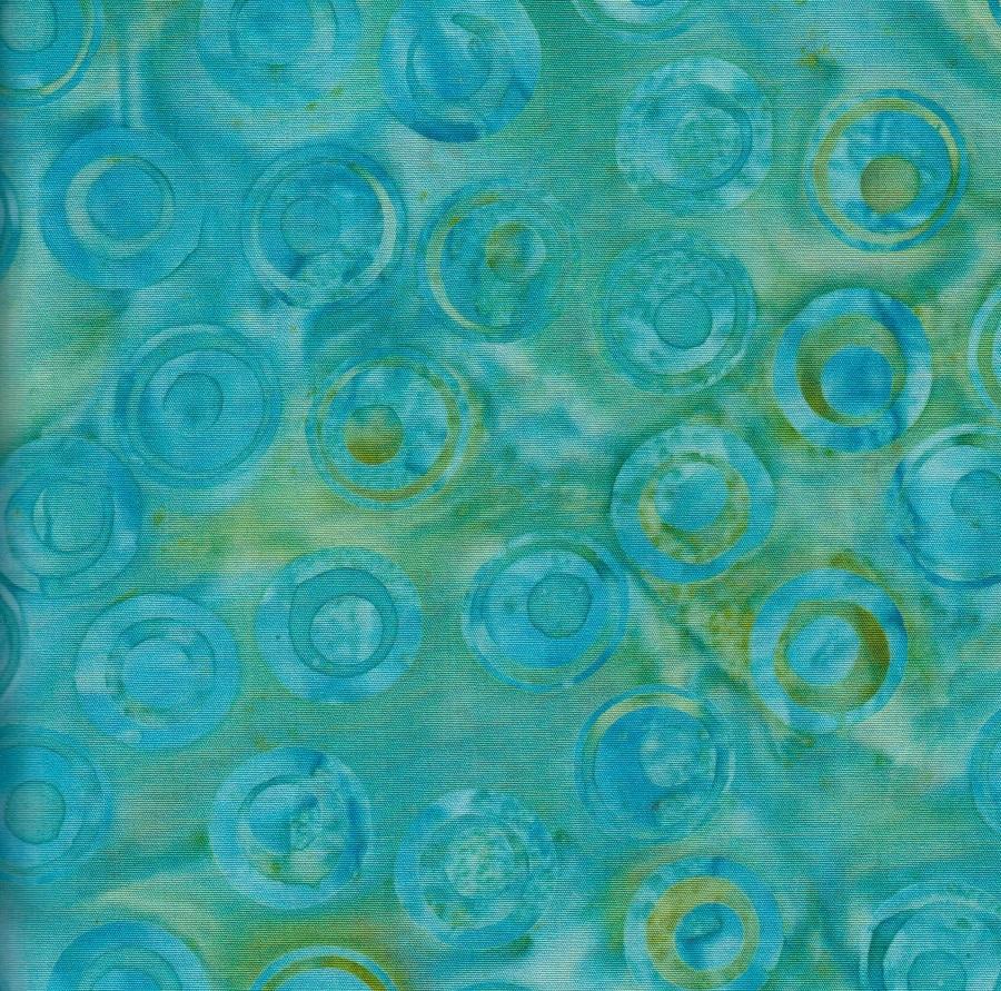 Island Batik - Circles - Green - 721501389