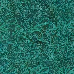 Island Batik - Teal - Paisley Lace, 122129561