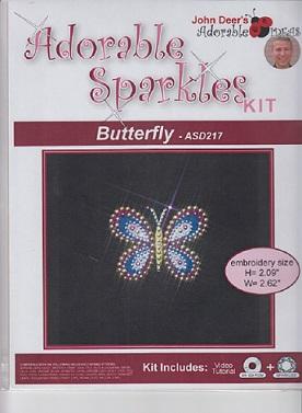 John Deer Adorable Sparkles - Butterfly - ASD217