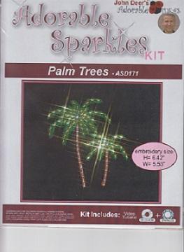 John Deer Adorable Sparkles -  Palm Trees ASD171