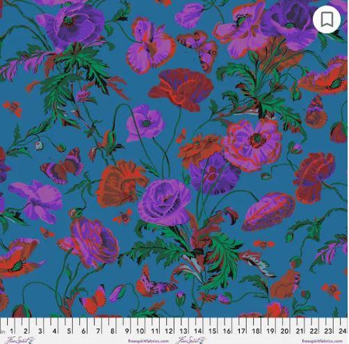 Kaffe Fassett - Meadow - Lark - Freespirit - PWPJ116.TEAL