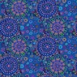 Kaffe Fassett Wide Back Millefiore Blue