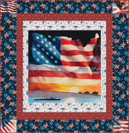 Letters from Home Panel Quilt Kit by Riley Blake