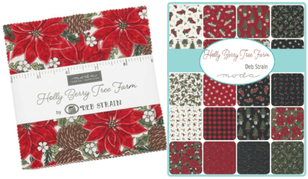 Moda - Holly Berry Tree Farm by Deb Strain