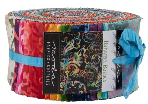 Moda Fabrics Jelly Roll  Bahama Batiks