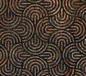 Northcott - Canyon - Rust / Black - Stonehenge Retro Vibes - 27742-38