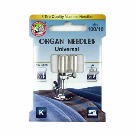 Organ 100/16 -  Needles 5 Pack - 3000104