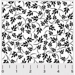 P&B Textiles - Ramblings 11 - White on White - RA1100772W
