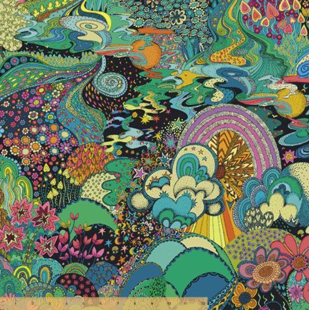 Paradiso Xanadu - Multicolored Digital Print by Windham Fabrics