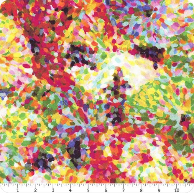 Pointillism 108" Wide Multi Digitally Printed Wide Quilt Backing by Windham Fabrics