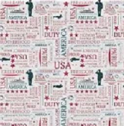 Riley Blake - Coming Home - Patriotic - C14426-SILVER