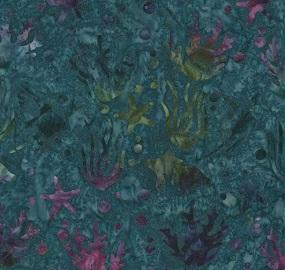 Riley Blake - Toes in Sand - Batik - Raspberry Jade - BT23156-284