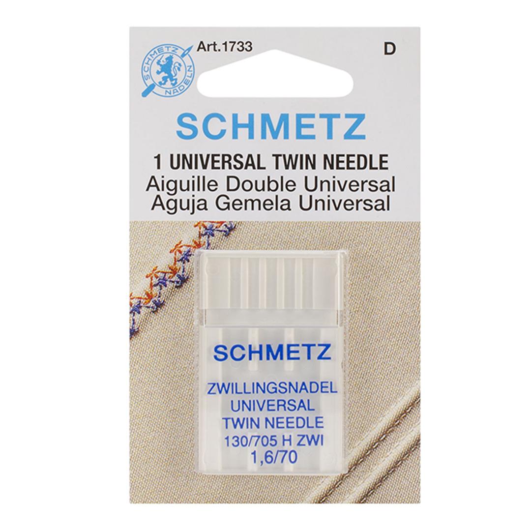 Schmetz Twin Machine Needle - Size 1.6mm/70 - 1733