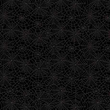 Spiderweb - Black - Quilting Illusions