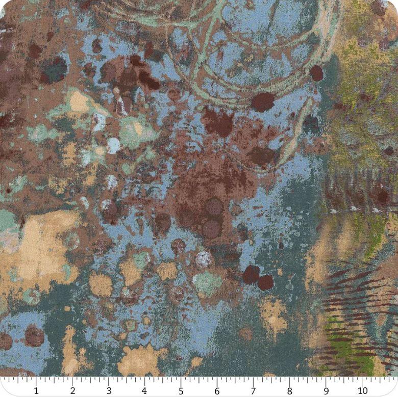 Spotted Graffiti - Double Bluff - 108" Wide Back by Windham Fabrics