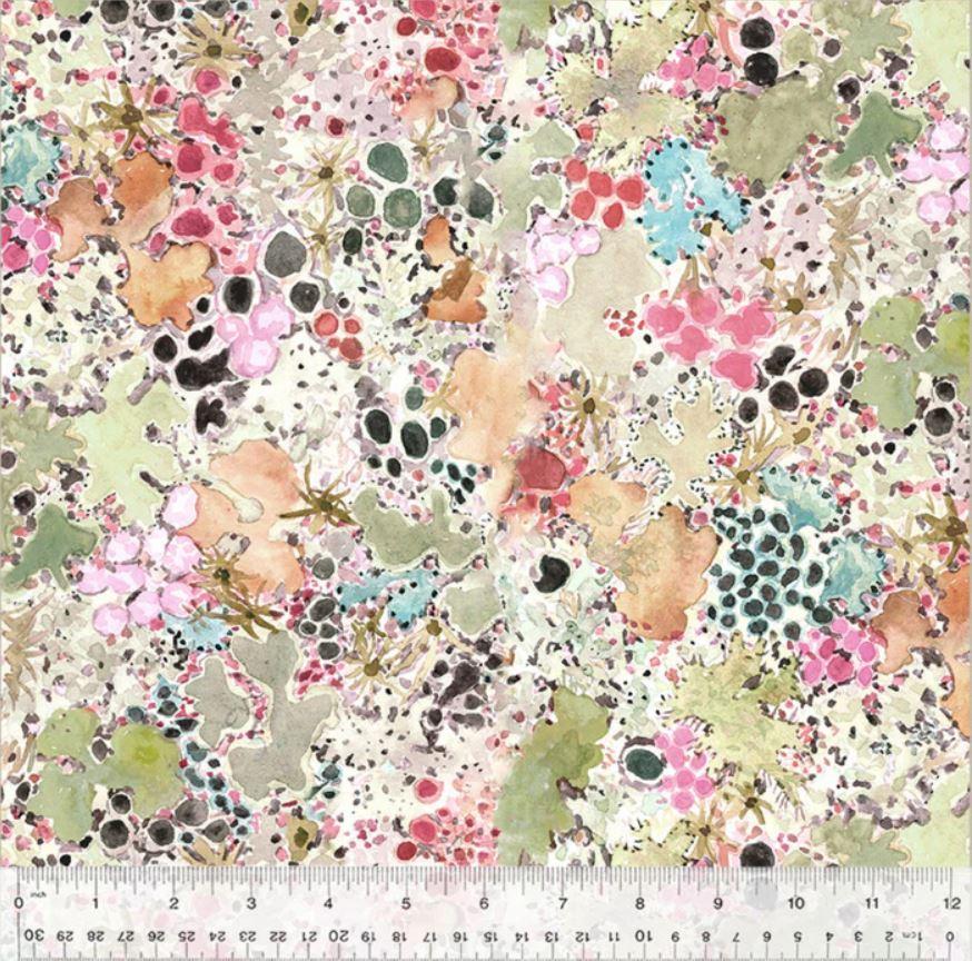 Wild Wander Lichen Stone - 108" Wide Quilt Back