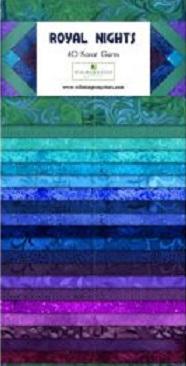 Wilmington Prints - 40 Karat Gems -  Glass Beads - Precut strips