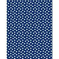 Wilmington Prints - Dotcha - Navy with White Dots - 1817 39077 411