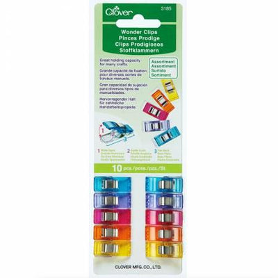 Wonder Clips Assorted Colors - 10pc