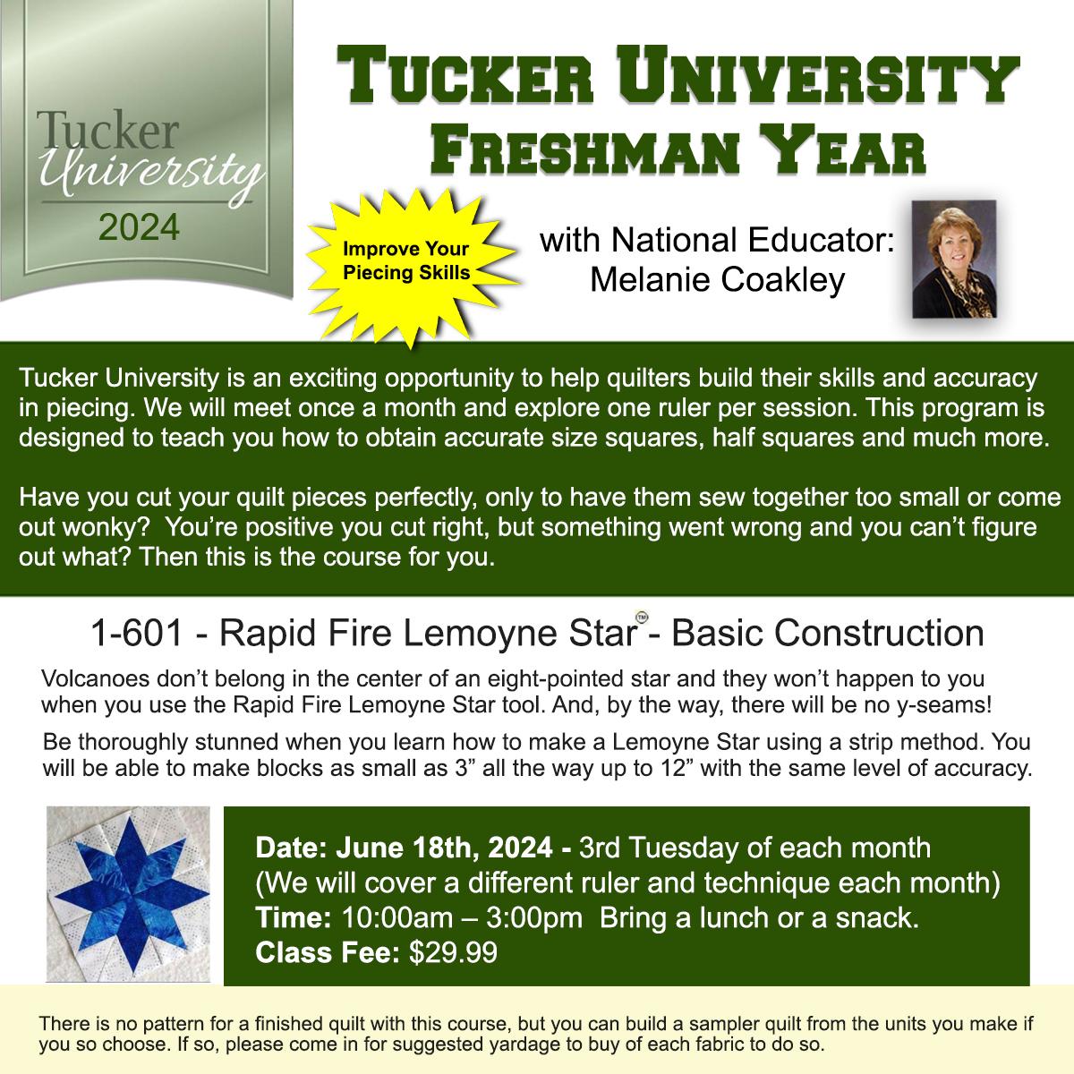 2024 - 06/18/2024 -  Tucker University 1-601