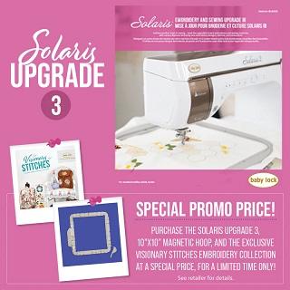 Baby Lock Solaris Vision Upgrade 3