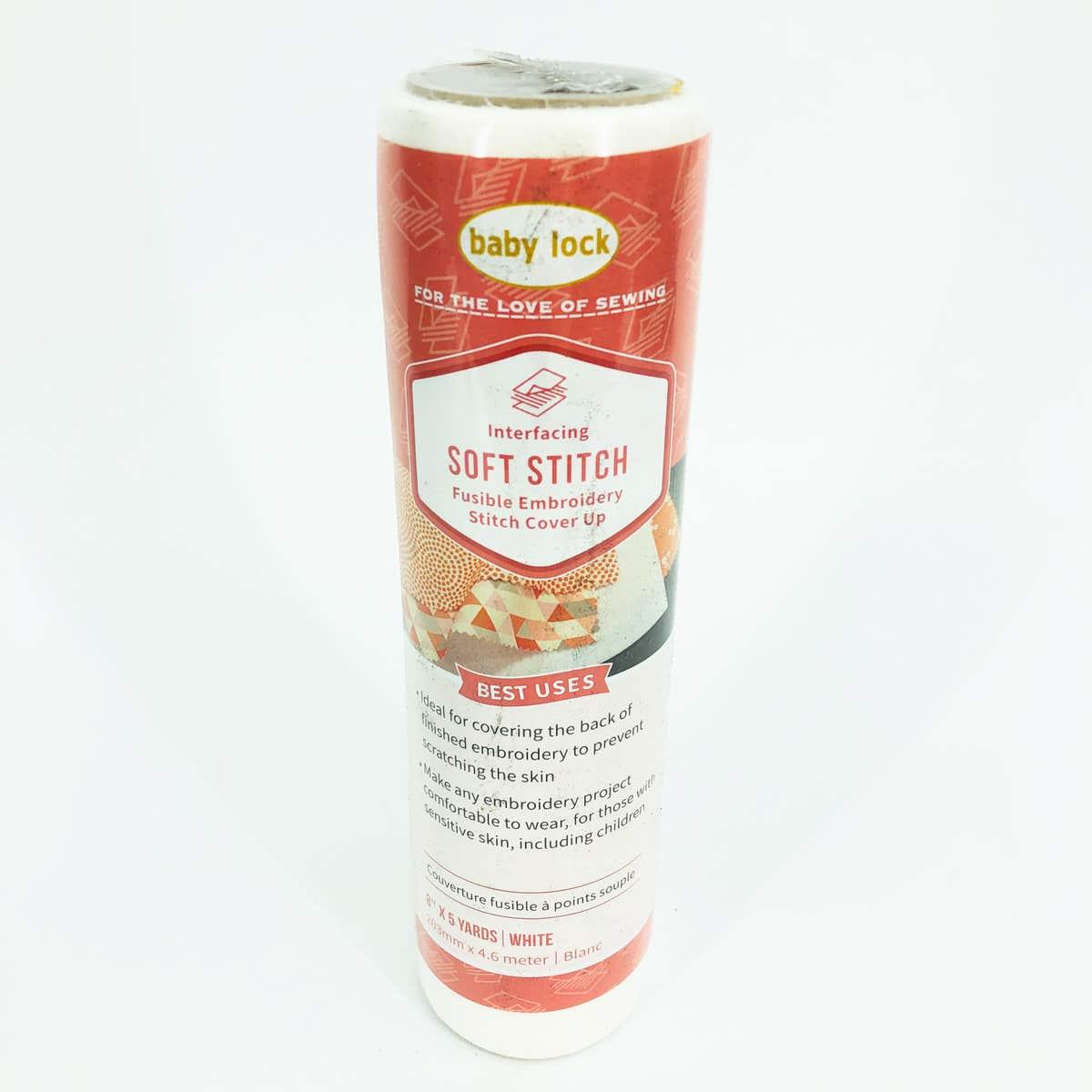 Baby Lock Stabilizer - Soft Stitch - White - 5yds X 8" - 1.5oz