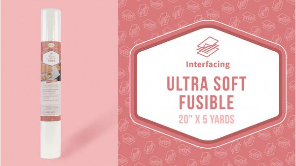 Baby Lock Stabilizer - Ultra Soft - 5yd X 20" - White - fusible - 1.5oz