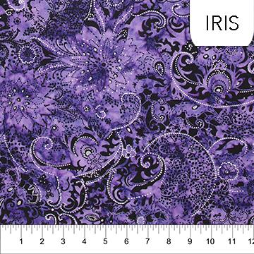 Banyan Batik - Luster Iris - 100% Cotton - 44-45" Wide