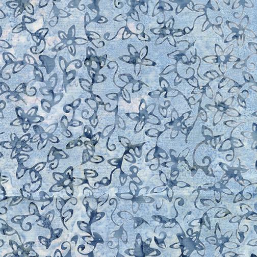 Benartex Bali Impressions - Crazy Daisy Sky Blue - 09161 05