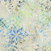 Benartex Bali Impressions Batik - 100% Cotton  - Daklia Pale Blue/Green