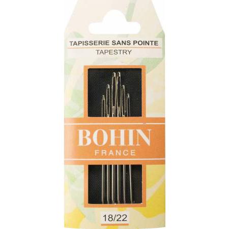 Bohin Tapestry Needles - Assorted Sizes 18-22