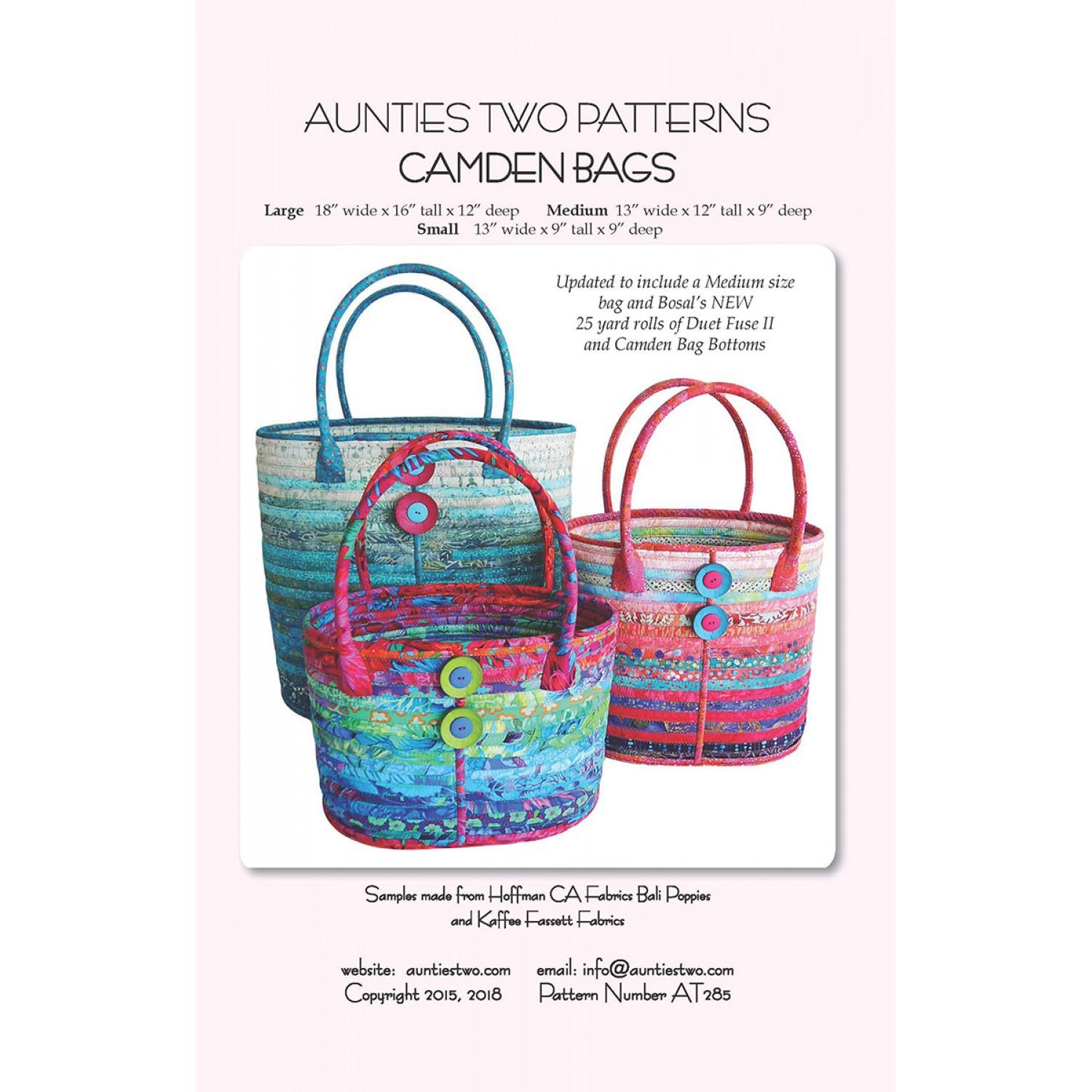 Camden Bags Pattern
