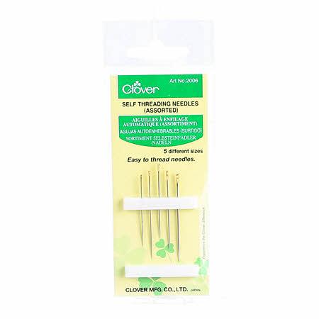 Clover Self Easy Threading Needles - 5ct