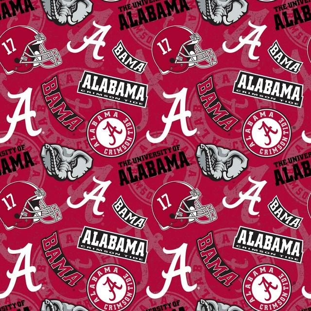 Collegiate Cottons - Tone on Tone - Alabama