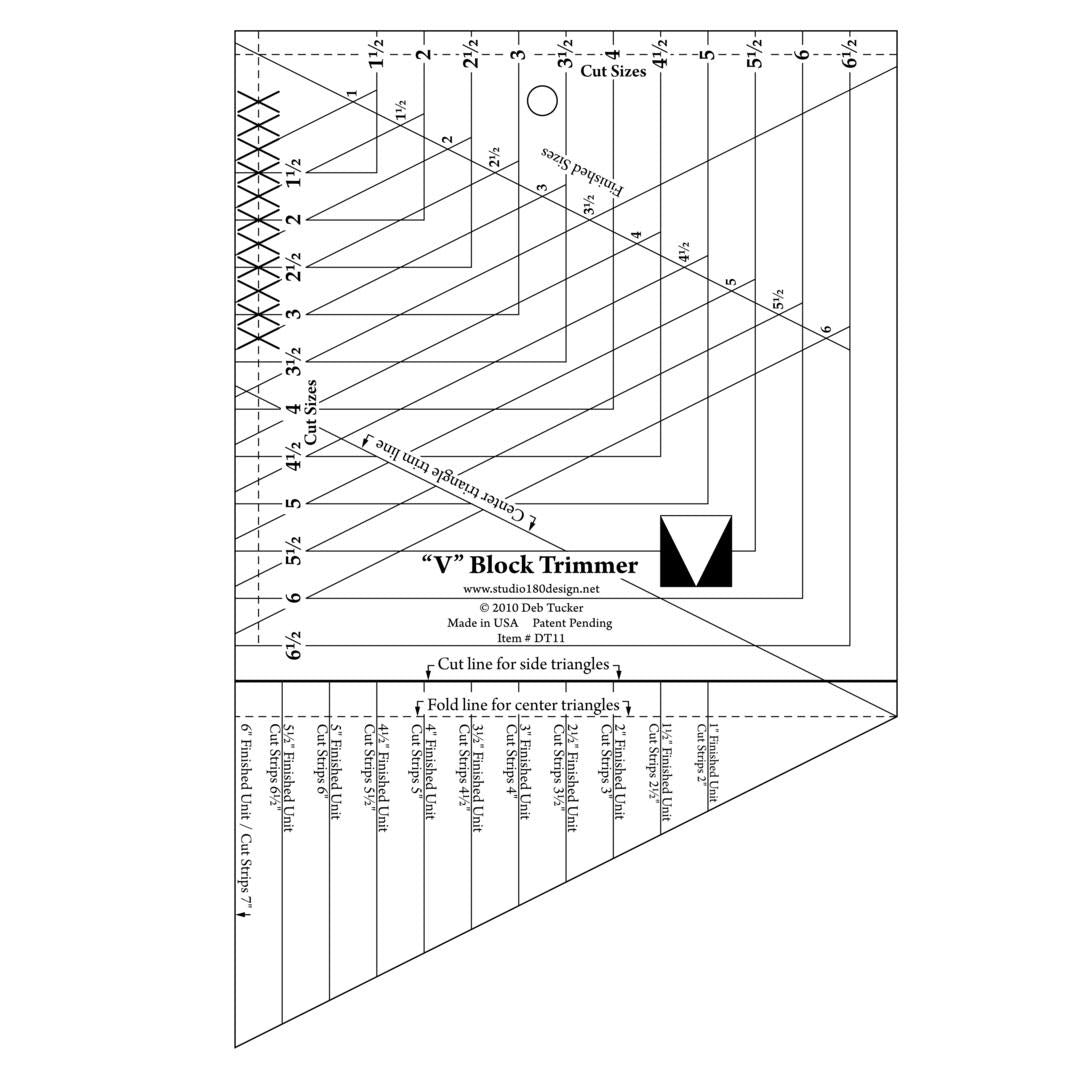 Deb Tucker's V Block Trimmer