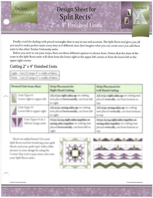Design Sheet Split Recs