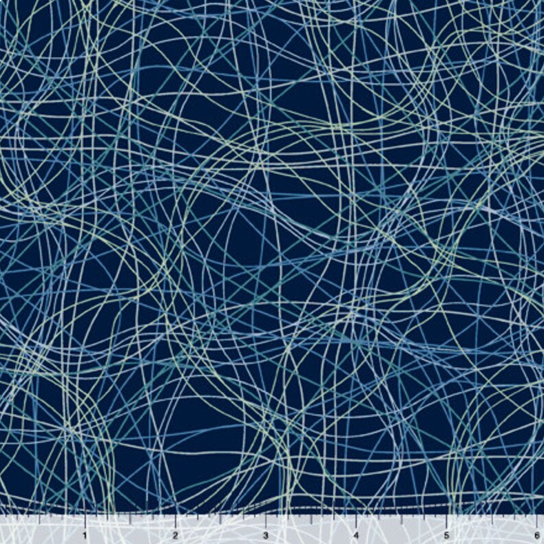 QT Fabrics - Extraordinary Elep- Linework - 1649-28779-N