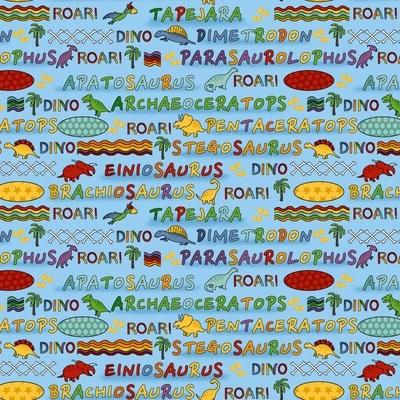 Fabri-Quilt - Lost World - Words - Sky